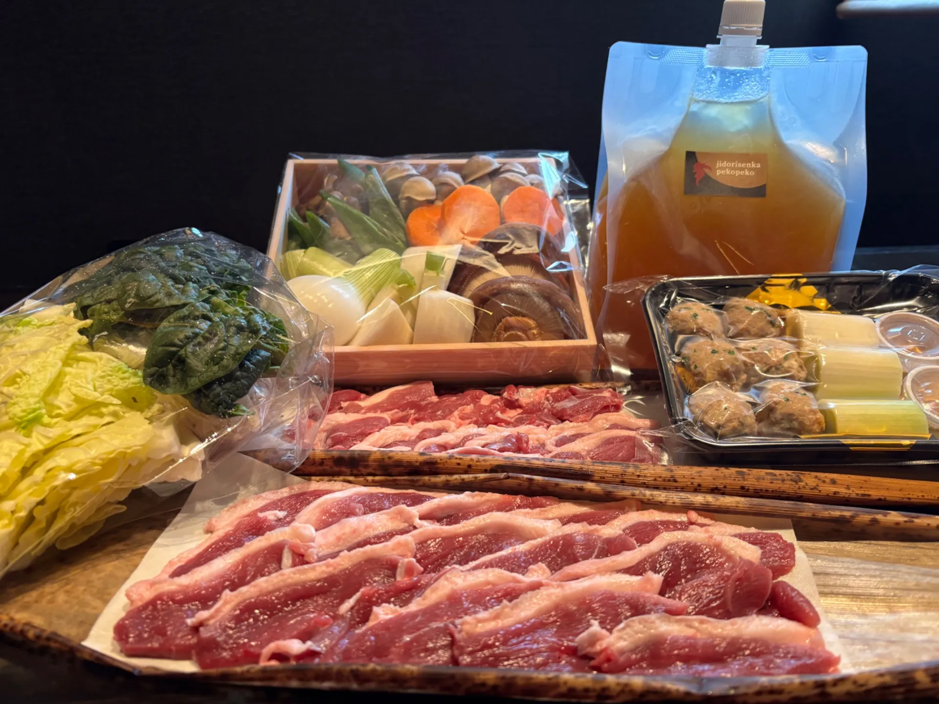倭鴨鍋セット 【稀少な倭鴨と大和肉鶏からとったお出汁の贅沢な鴨鍋セットです】